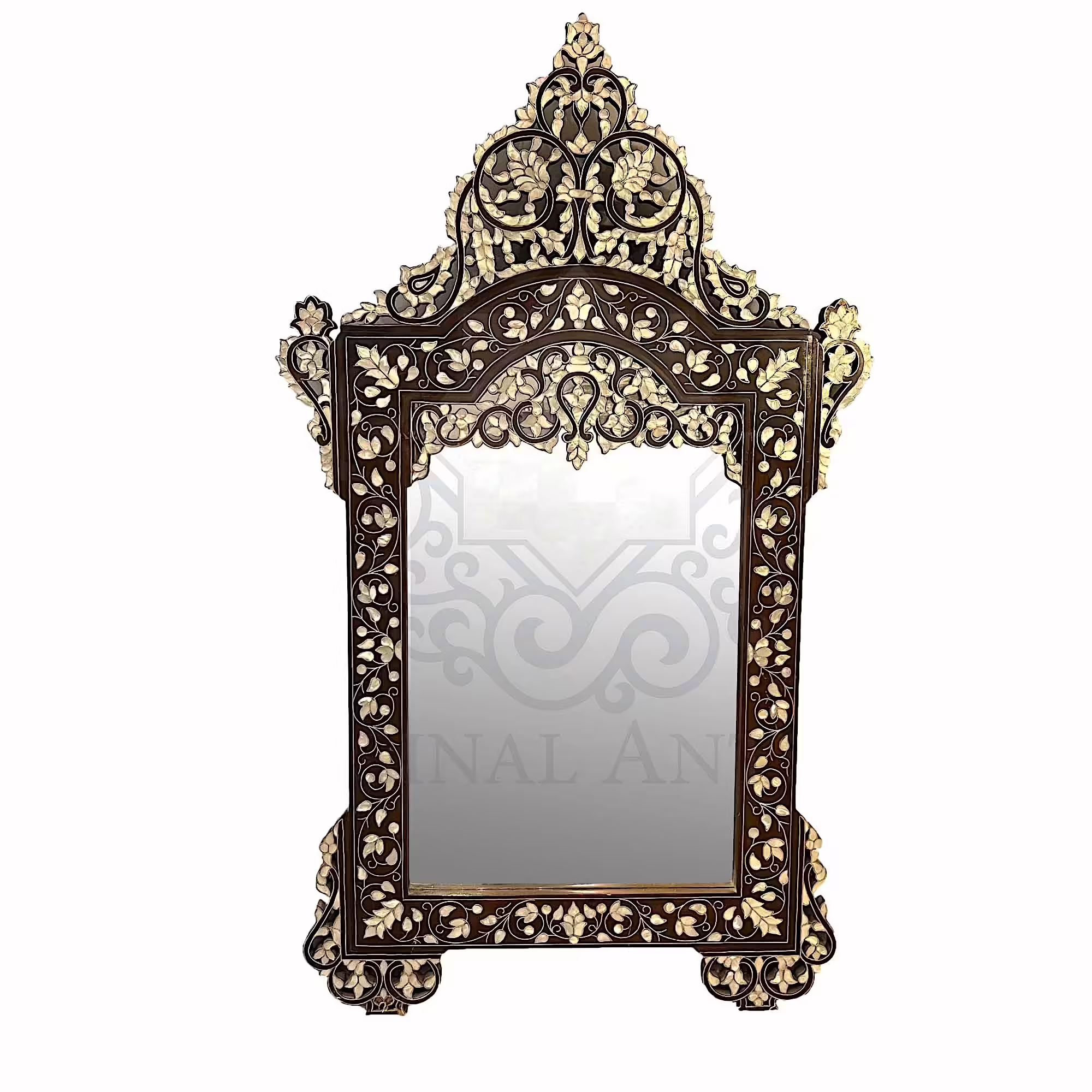 Hand-crafted-unique-mirror-mother-of-pearl-wall-decoration