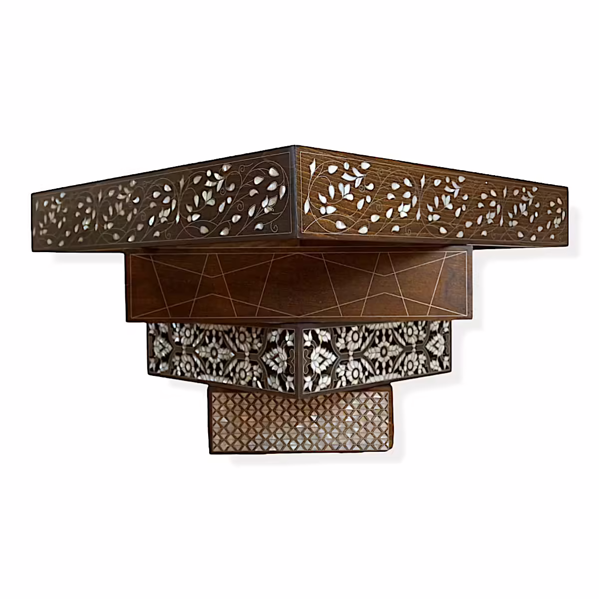Hand-crafted Modern Middle Table made of 4-Layers.