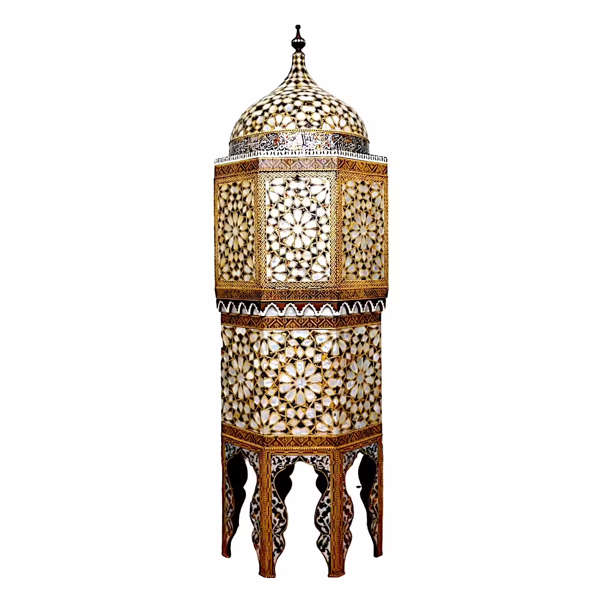 Ottoman-Style Mother-of-Pearl Inlaid Quran Preservation