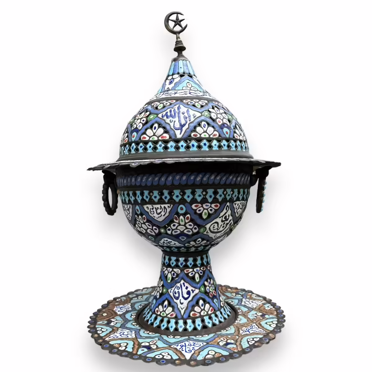 Hand-Crafted Enameled Ceramic