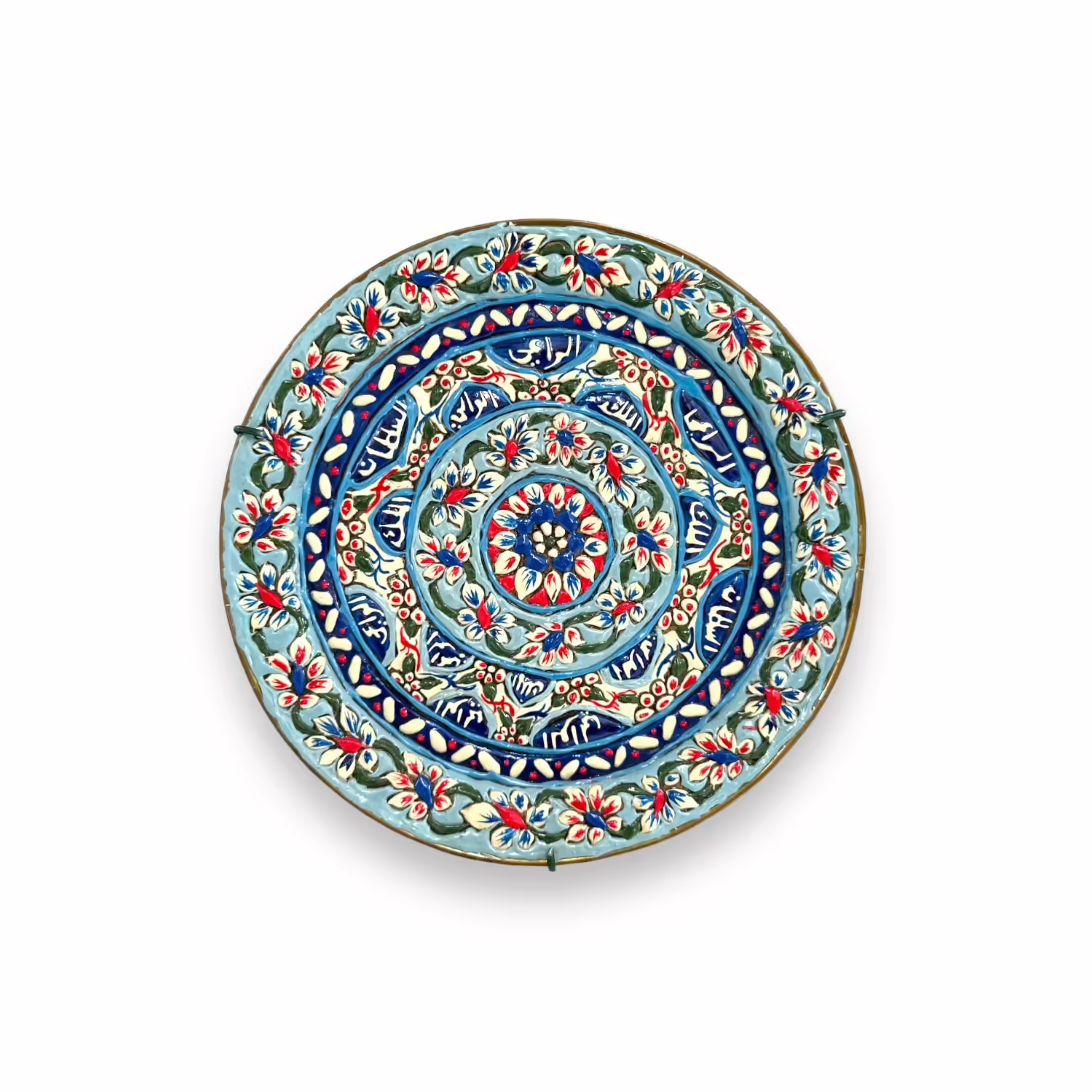 Hand-Made and Painted Enamel Plate2